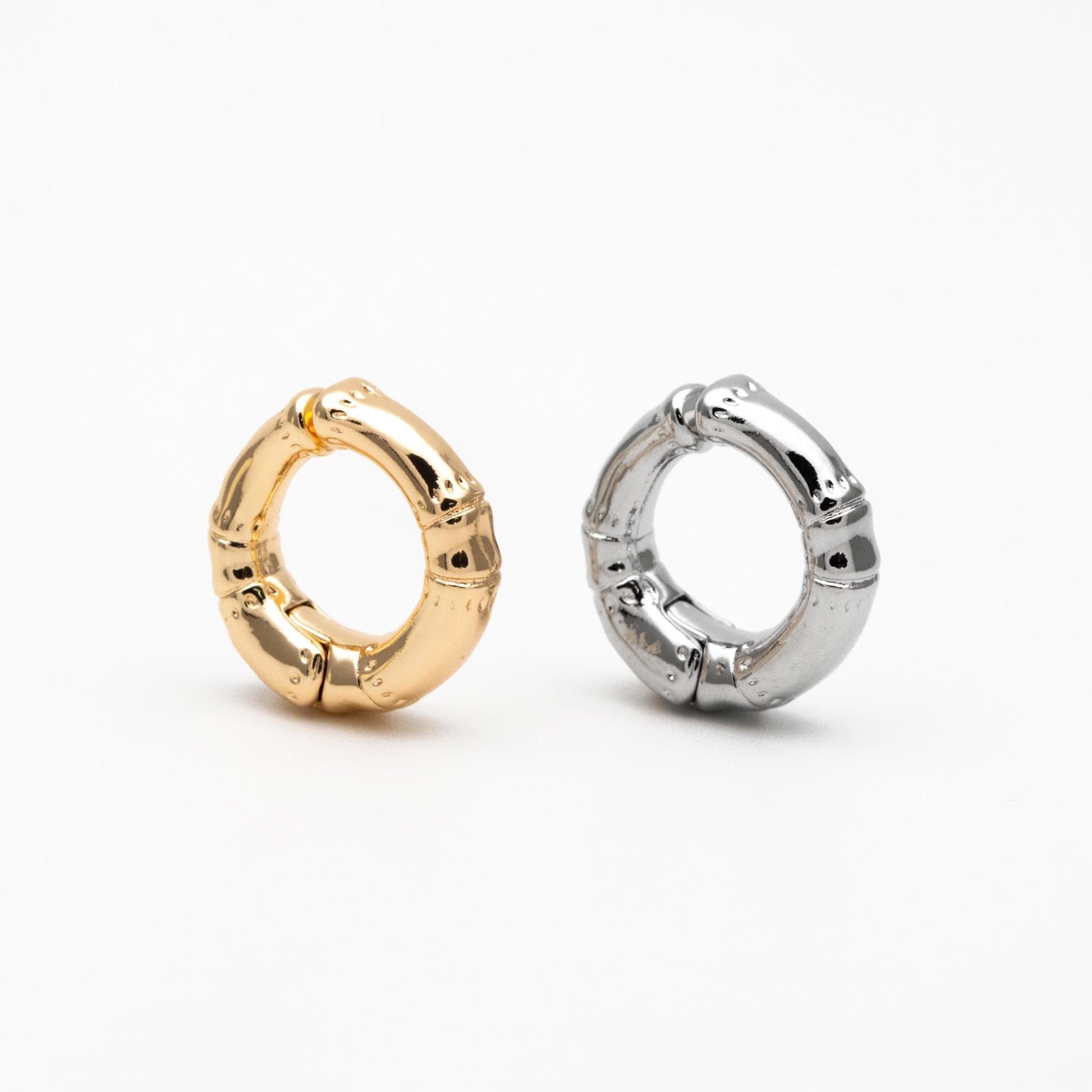 4pcs Gold/ Silver Tone Ear Cuff, Minimalist Cartilage Earrings, Dainty Clip On Earrings (GB-4579-A)