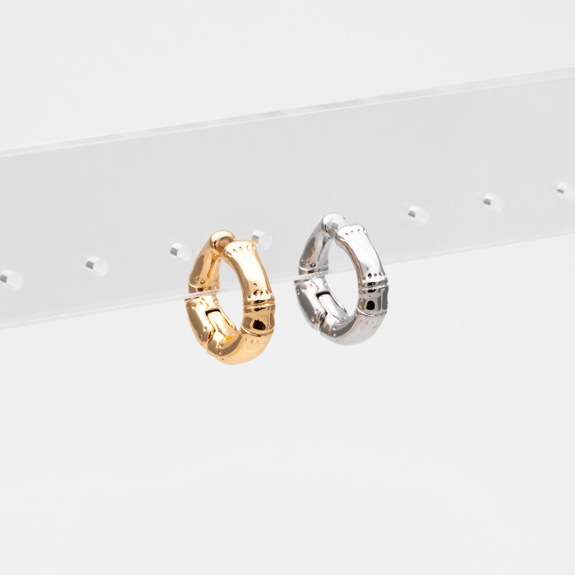 4pcs Gold/ Silver Tone Ear Cuff, Minimalist Cartilage Earrings, Dainty Clip On Earrings (GB-4573)