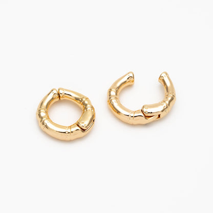 4pcs Gold/ Silver Tone Ear Cuff, Minimalist Cartilage Earrings, Dainty Clip On Earrings (GB-4573)