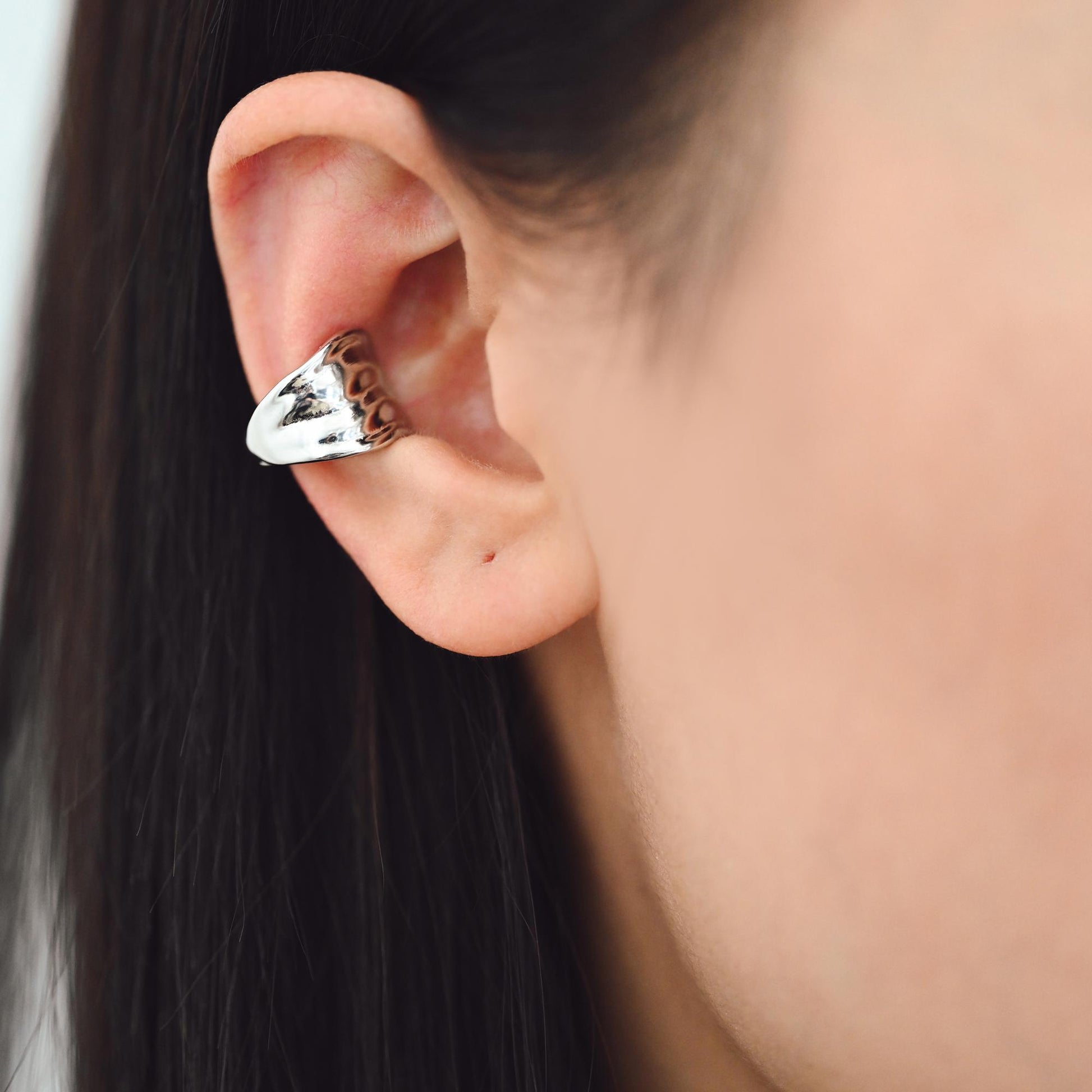 4pcs Gold/ Silver Tone Leaf Ear Cuff, Minimalist Cartilage Earrings, Dainty Clip On Earrings (GB-4579)