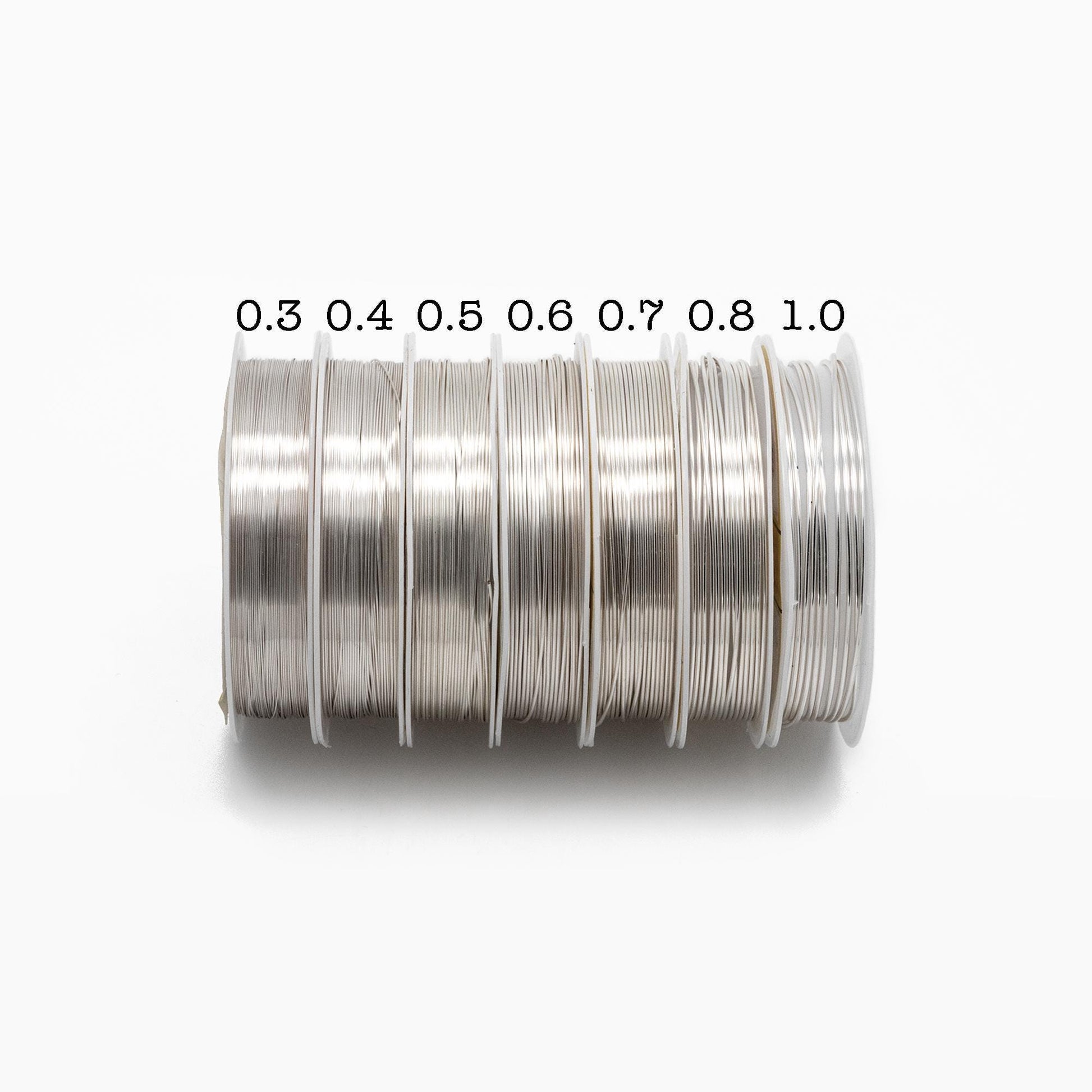 Gold/ Silver Plated Copper Wire, Craft Wrapping Supplies, 0.3-1mm, 18/ 20/ 21/ 22/ 24/ 26/ 28 Gauge Soft Wire, 1 Full Coil (#GB-455)