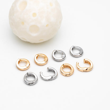 4pcs CZ Pave Gold/ Silver Tone Ear Cuff, Minimalist Cartilage Earrings, Dainty Clip On Earrings (GB-4576)