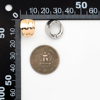 4pcs Gold/ Silver Tone Leaf Ear Cuff, Minimalist Cartilage Earrings, Dainty Clip On Earrings (GB-4579)