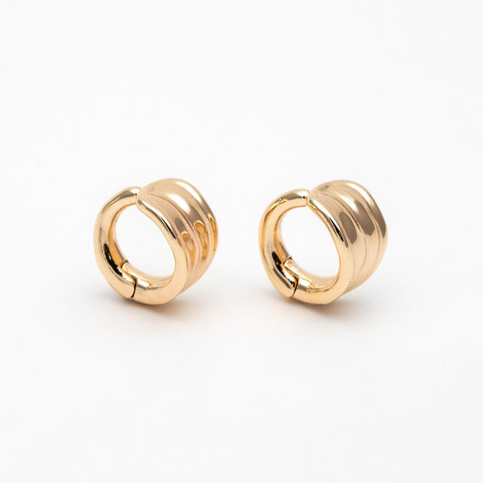 4pcs Gold/ Silver Tone Leaf Ear Cuff, Minimalist Cartilage Earrings, Dainty Clip On Earrings (GB-4579)