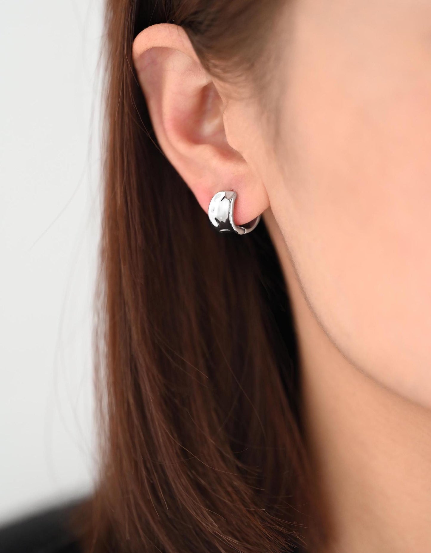 10pcs Gold/ Silver Tone Hoop Earrings, Huggie Earrings, Minimalist Earrings, Small Gold Hoops Earring (GB-4536)