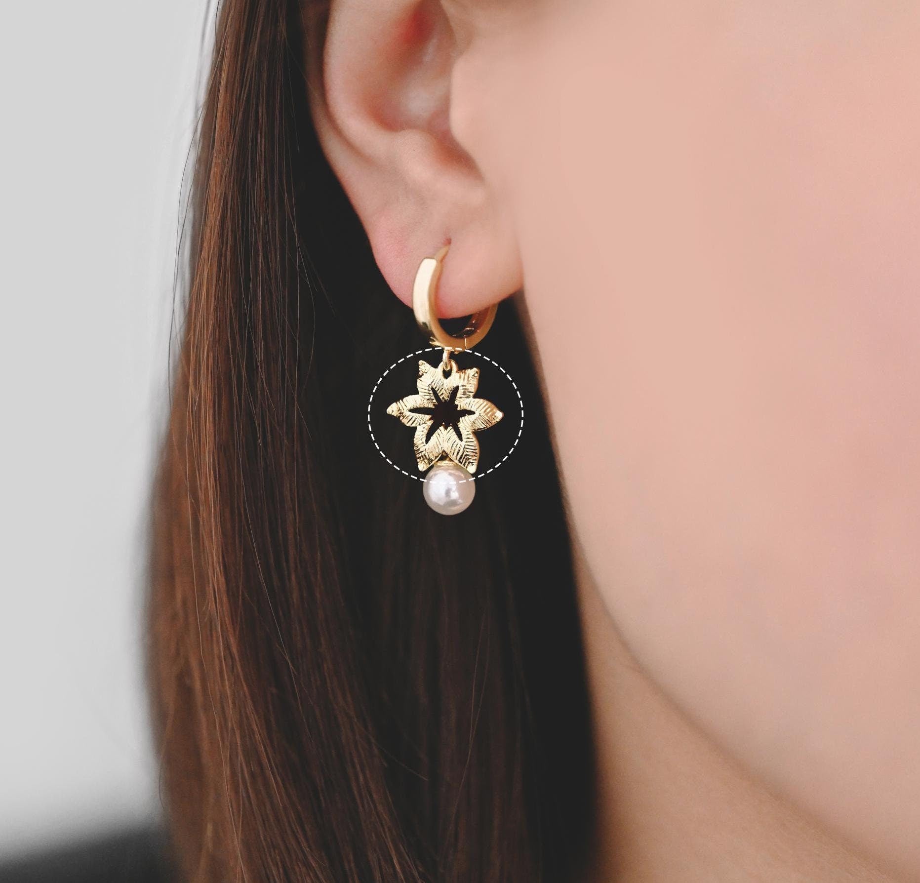 10pcs Gold plated Brass Leaf Connector Charms 14mm, Lead Nickel Free (GB-4391-C)