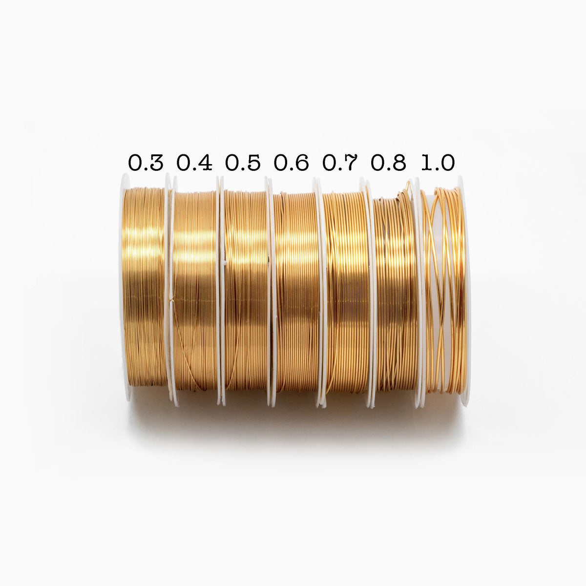 Gold/ Silver Plated Copper Wire, Craft Wrapping Supplies, 0.3-1mm, 18/ 20/ 21/ 22/ 24/ 26/ 28 Gauge Soft Wire, 1 Full Coil (#GB-455)