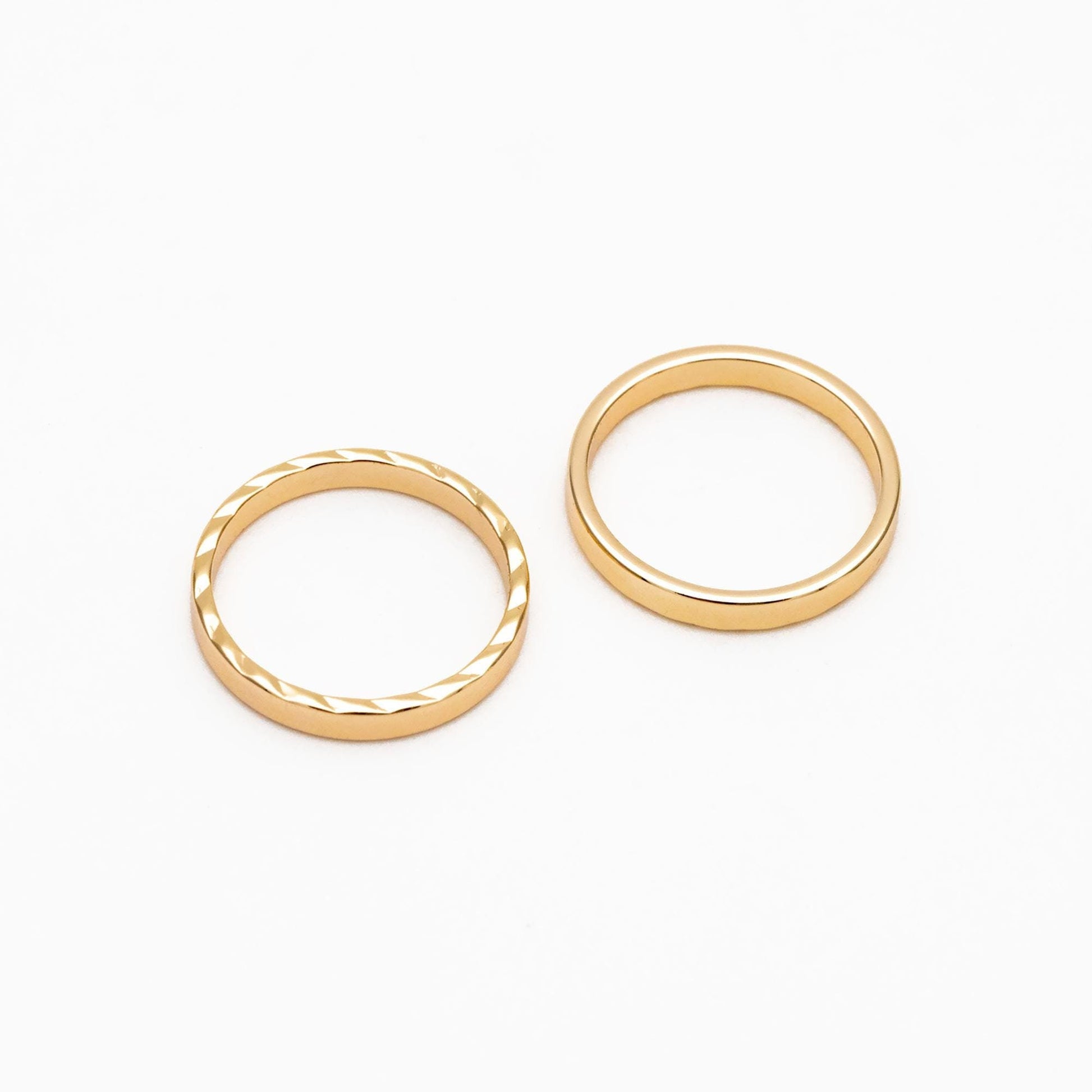 10pcs Gold Round Link Charms 15mm, Real Gold plated Brass Ring Loops, Geometric Hoop Circle Connector Pendants (GB-351)