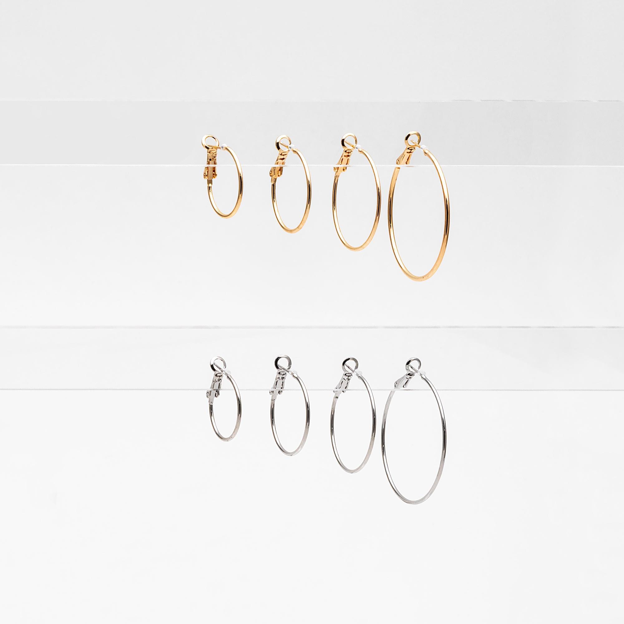 10pcs Gold/ Silver Tone Round Leverback Ear Hooks 20/ 25/ 30/ 40mm, 18K Gold/ Rhodium plated Brass, Earring Hoop Components (GB-605)
