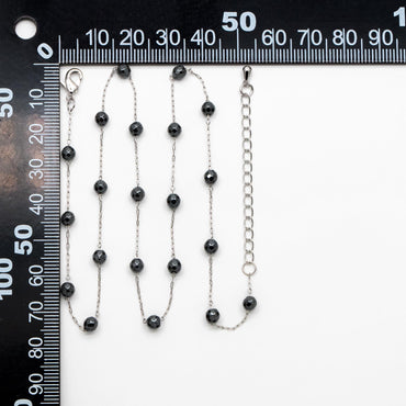 Stainless Steel Beaded Chain, Adjustable Bracelet/ Anklet/ Necklace, Ready to Wear (#LK-380-5)