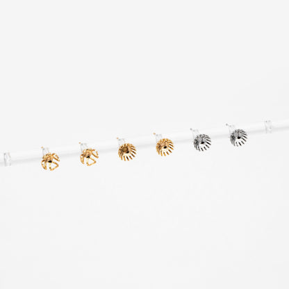 10pcs Gold/ Silver Tone Earring Post Studs with 5.5mm Pad (GB-267)