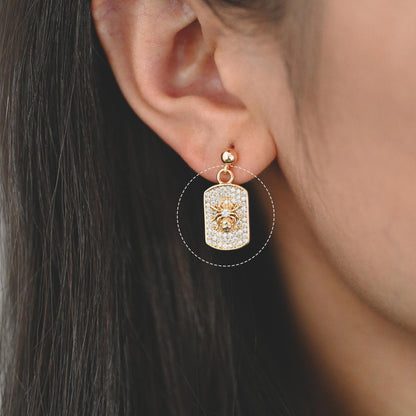 4pcs Spider Pendant Charm for Earrings and Necklaces - Arachnid Jewelry Making (GB-672)