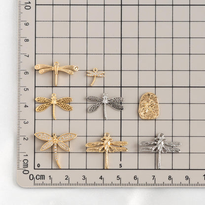 4pcs Dragonfly Charms for Crafting and Jewelry Design (GB-3196)
