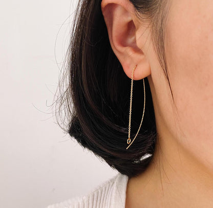 10pcs Ear Threader Findings for Handmade Jewelry, Craft Supplies (GB-1299)