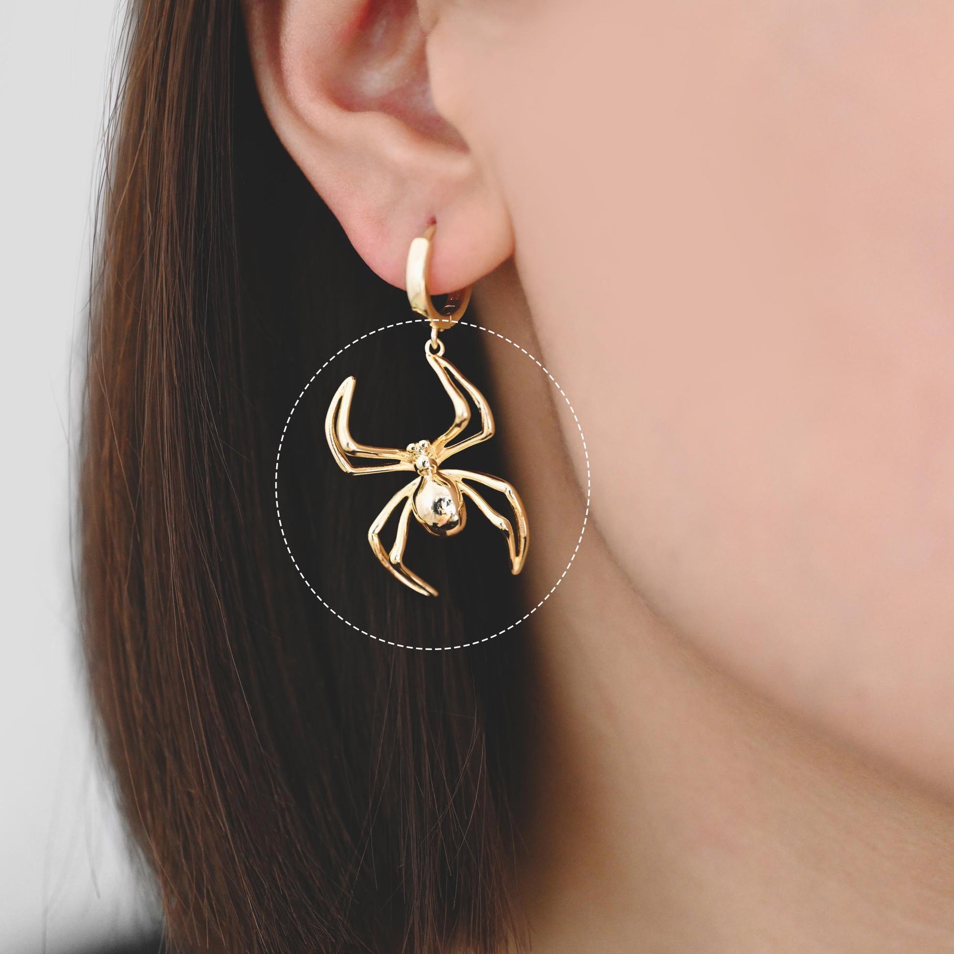 4pcs Spider Pendant Charm for Earrings and Necklaces - Arachnid Jewelry Making (GB-672)