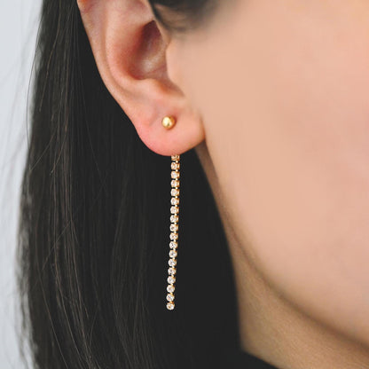 10pcs Trendy Tassel Ear Nuts, Tassel Ear Back Stoppers (GB-245)