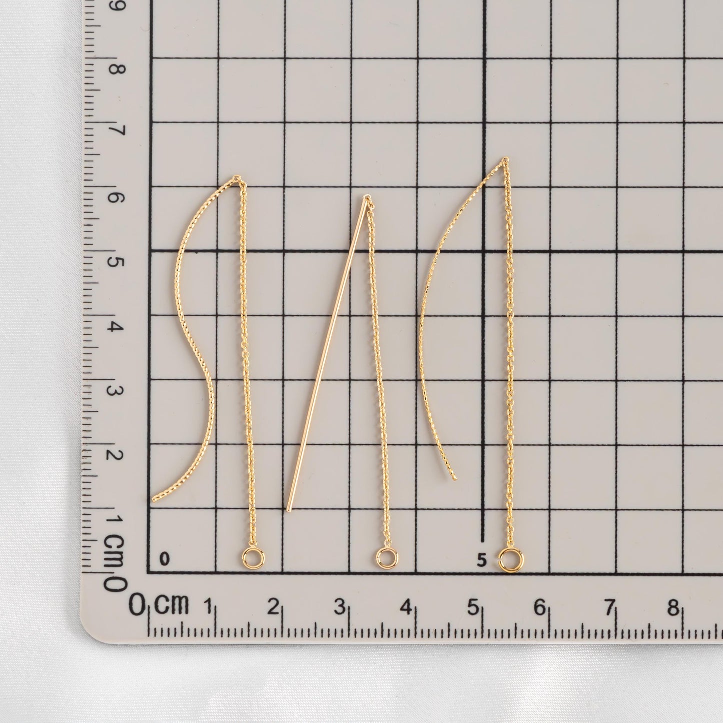 10pcs Ear Threader Findings for Handmade Jewelry, Craft Supplies (GB-1299)