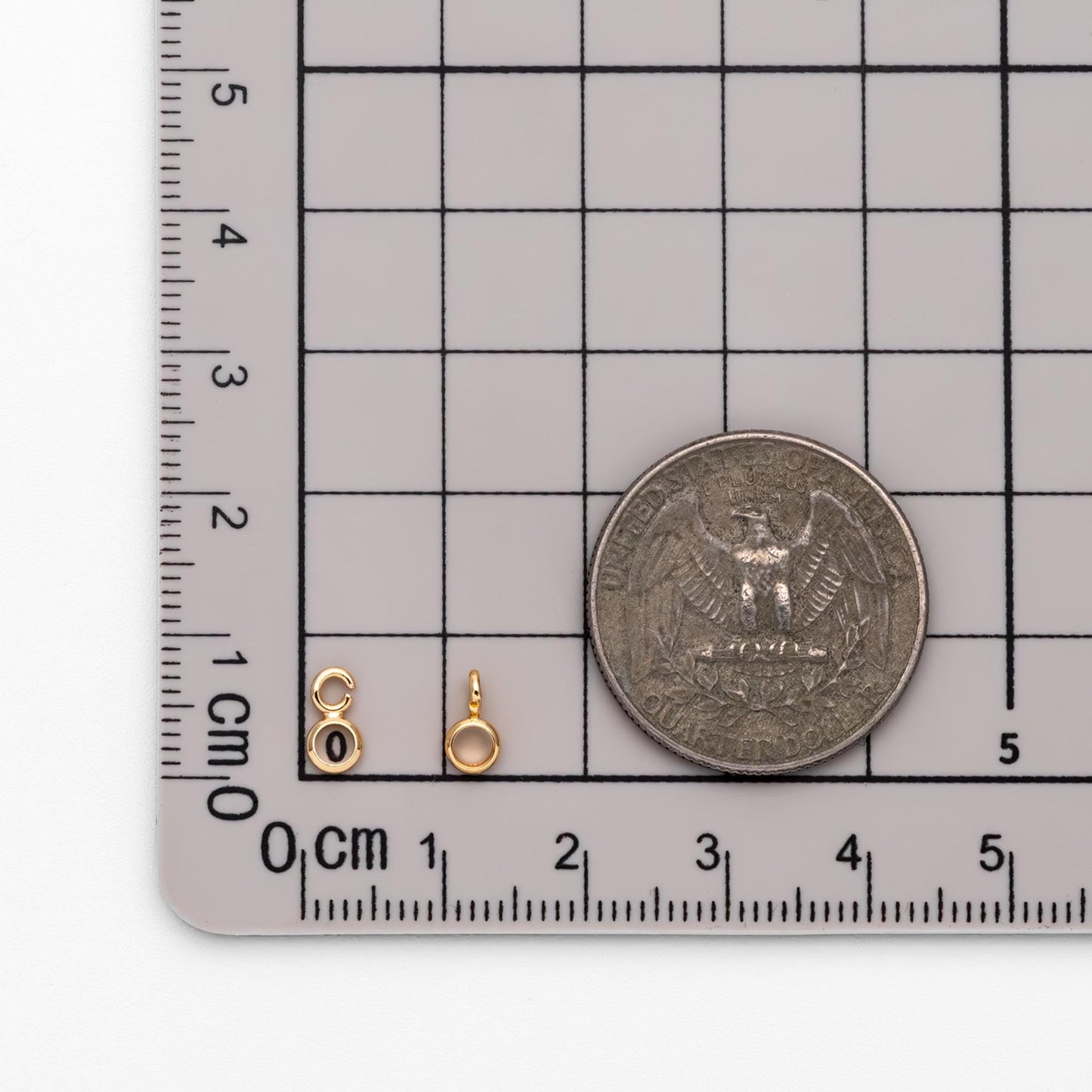 10pcs Gold plated Brass Circle Connectors 7x4mm, Can Add Charms to Huggie Earrings (GB-4654)