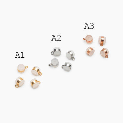 20pcs Gold/ Rhodium plated Ear Nuts, Earring Back Stoppers, Jewelry Findings Wholesale (#GB-651)