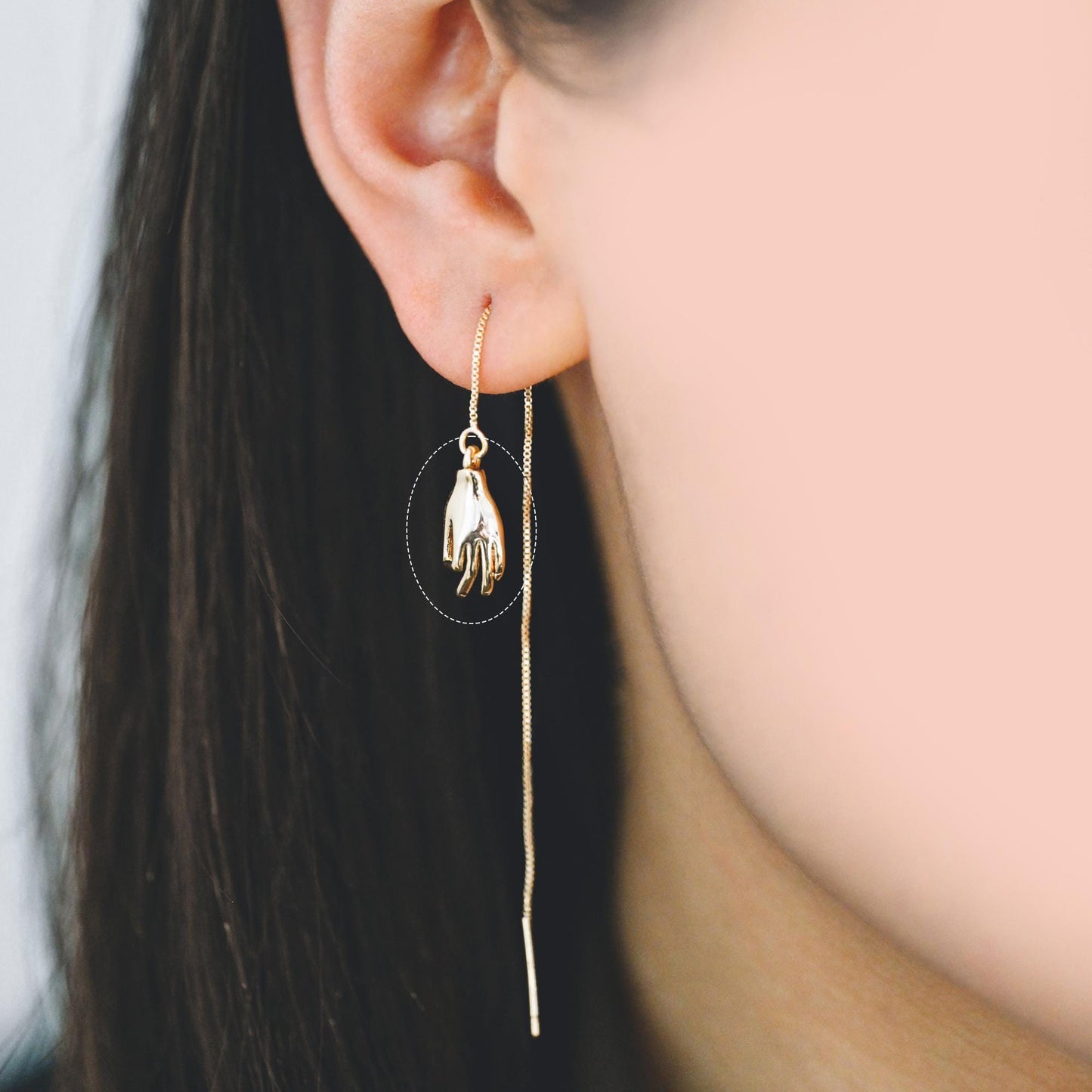 4pcs Gold/ Silver Hand Charms, Gold/ Rhodium plated Brass, DIY Jewelry Making Supplies (GB-4156)