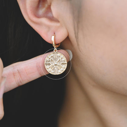 4pcs CZ pave Gold Arrow Charms, 18K Gold plated Brass, Dainty Arrow Pendant (GB-2466)