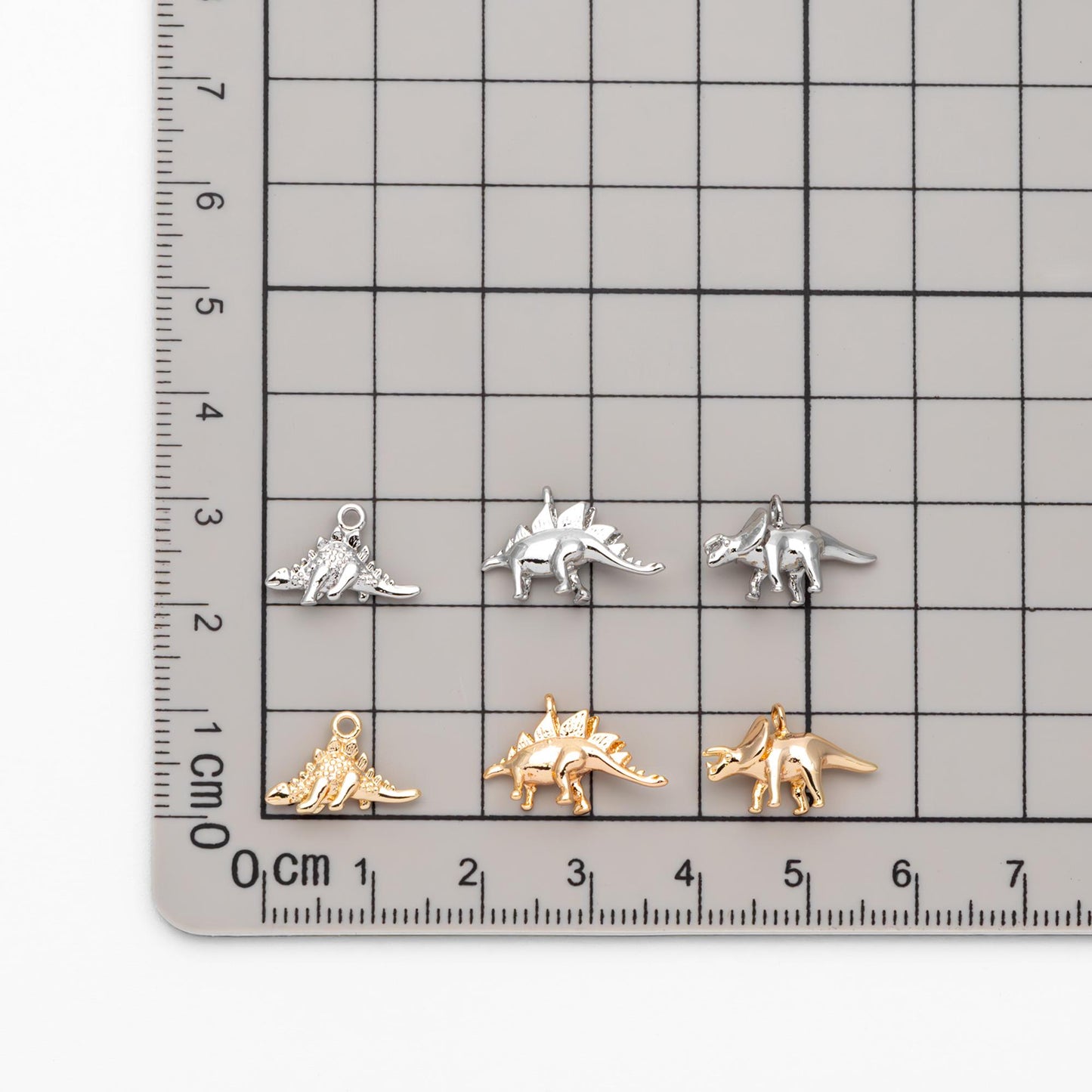 10pcs Gold/ Silver Tone Dinosaur Charm, Jewelry Making, Diy Material, Jewelry Supplies (GB-2650)