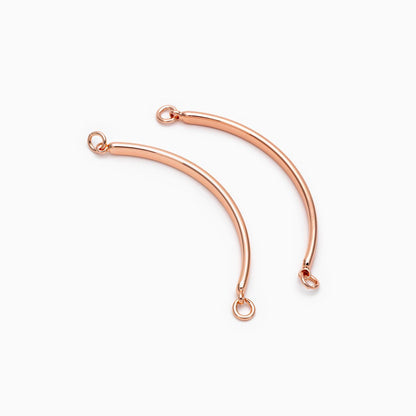 10pcs Gold/ Silver/ Rose Gold Bangles for Bracelets, Bracelet Finding Components (#GB-632)