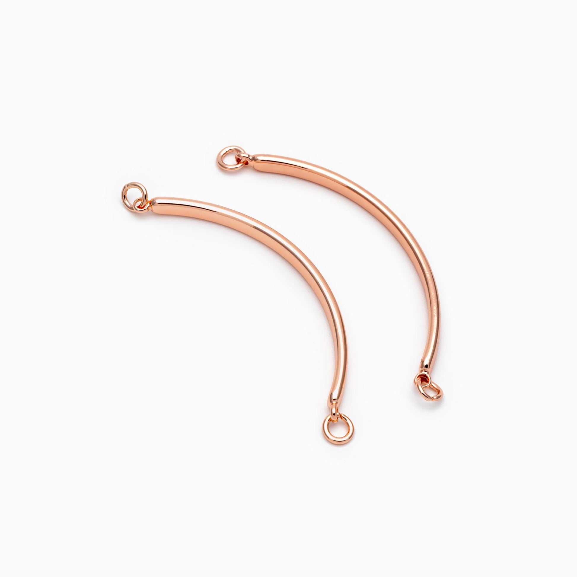 10pcs Gold/ Silver/ Rose Gold Bangles for Bracelets, Bracelet Finding Components (#GB-632)
