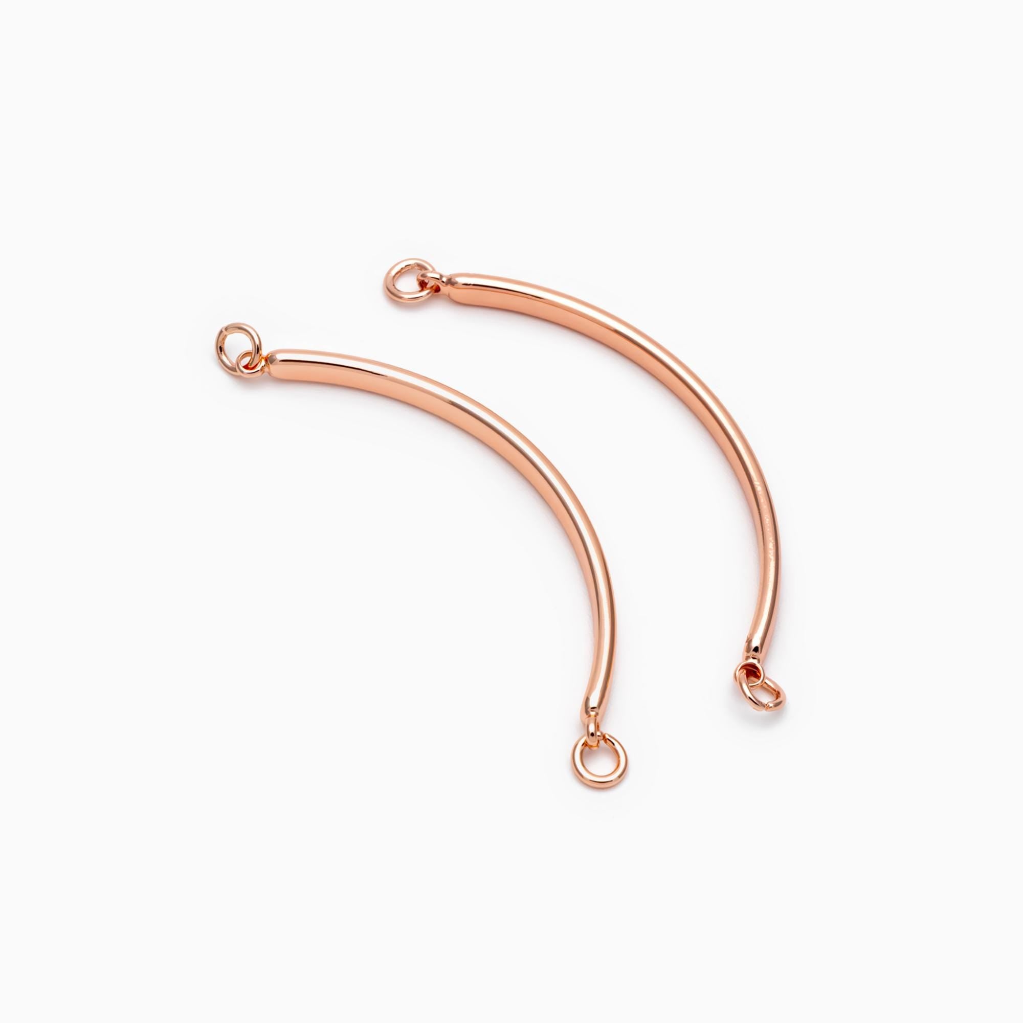 10pcs Gold/ Silver/ Rose Gold Bangles for Bracelets, Bracelet Finding Components (#GB-632)