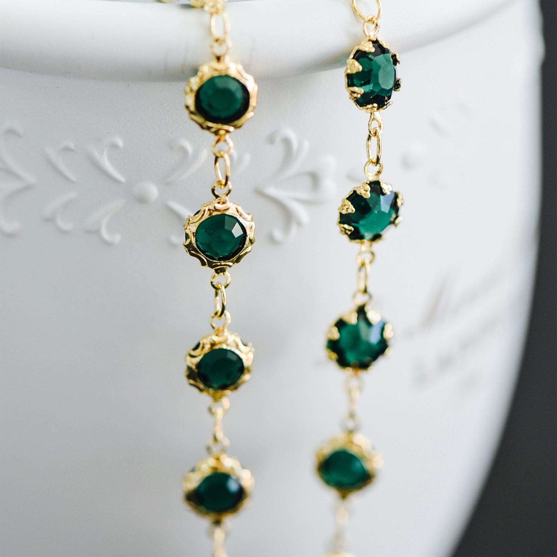 Gold plated Brass Crystal Beaded Chains, Link Chains with 7mm Flat Coin Beads, Color Not Easily Tarnish (#LK-183)/ 1 Meter=3.3 ft