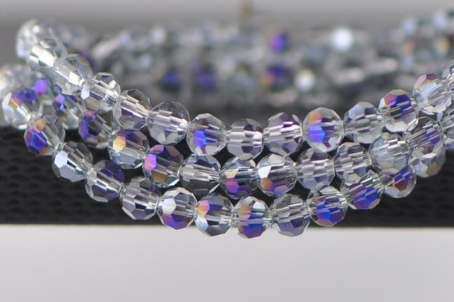 Round Crystal Glass Faceted beads 4mm, (32QZ-04)/ 95pcs