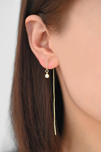 10pcs Gold/ Silver Tone Zircon Charms, Gold/ Rhodium plated Brass, White Stone Charm Connectors (GB-3897)