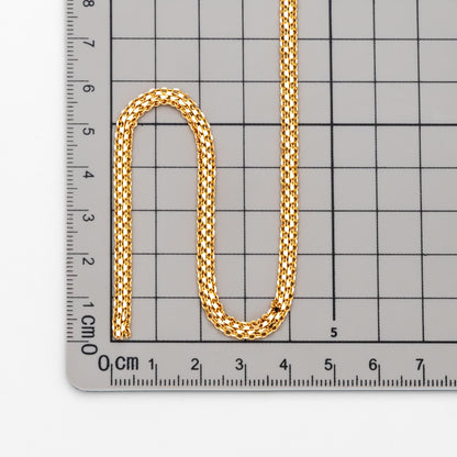 Gold plated Brass Chain,Wholesale Craft Supplies, Jewelry Supplie (#LK-323)/ 1 Meter=3.3 ft