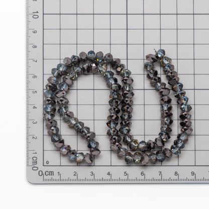 Crystal Triangle Spacer Beads 7.5mm, Faceted Glass Triangle Beads, (TS-95)/ 95 beads