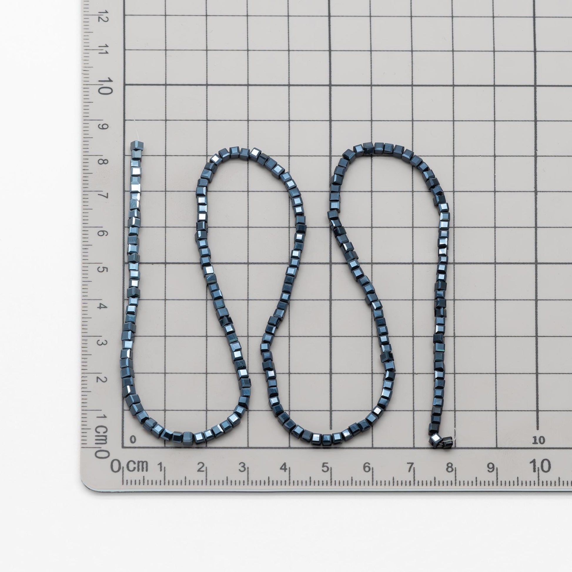 190 beads- Faceted Glass Cube, 2mm Tiny Faceted Crystal beads, (#FZ-02)