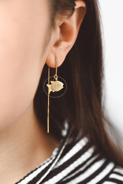 10pcs Gold Ocean Charms, 18K Gold plated Brass Beach Charms, DIY Supplies Wholesale (GB-3936)