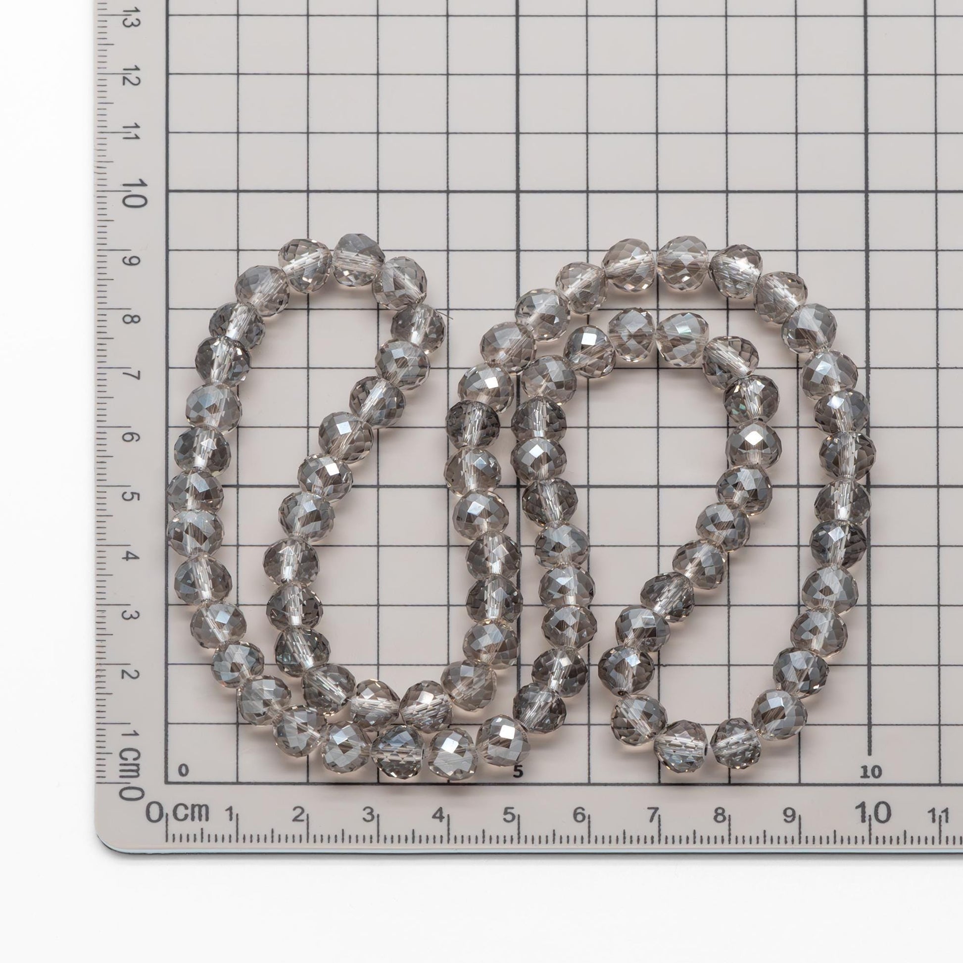 75pcs Crystal Faceted Teardrop Beads 8x7.5mm, Sparkly Glass Pear Beads, （TS-97）