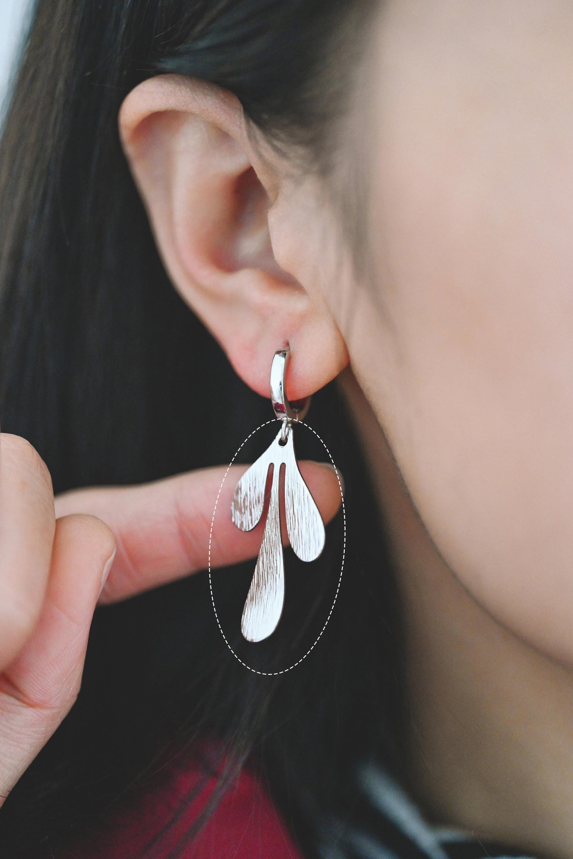 10pcs Brushed Gold/ Silver Leaf Charms , Real Gold/ Rhodium plated Brass, Lead Nickel Free (GB-467)