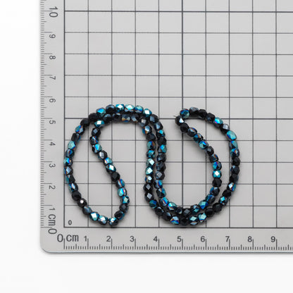 95pcs Round Crystal Glass Faceted Beads 4mm (18QZ-04)