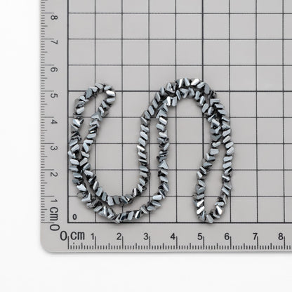 Crystal Triangle Spacer Beads 4mm, Faceted Glass Triangle Beads, (TS-92)/ 115 beads