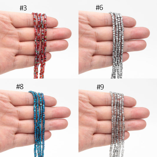 190 beads- Faceted Glass Cube, 2mm Tiny Faceted Crystal beads, (#FZ-02)