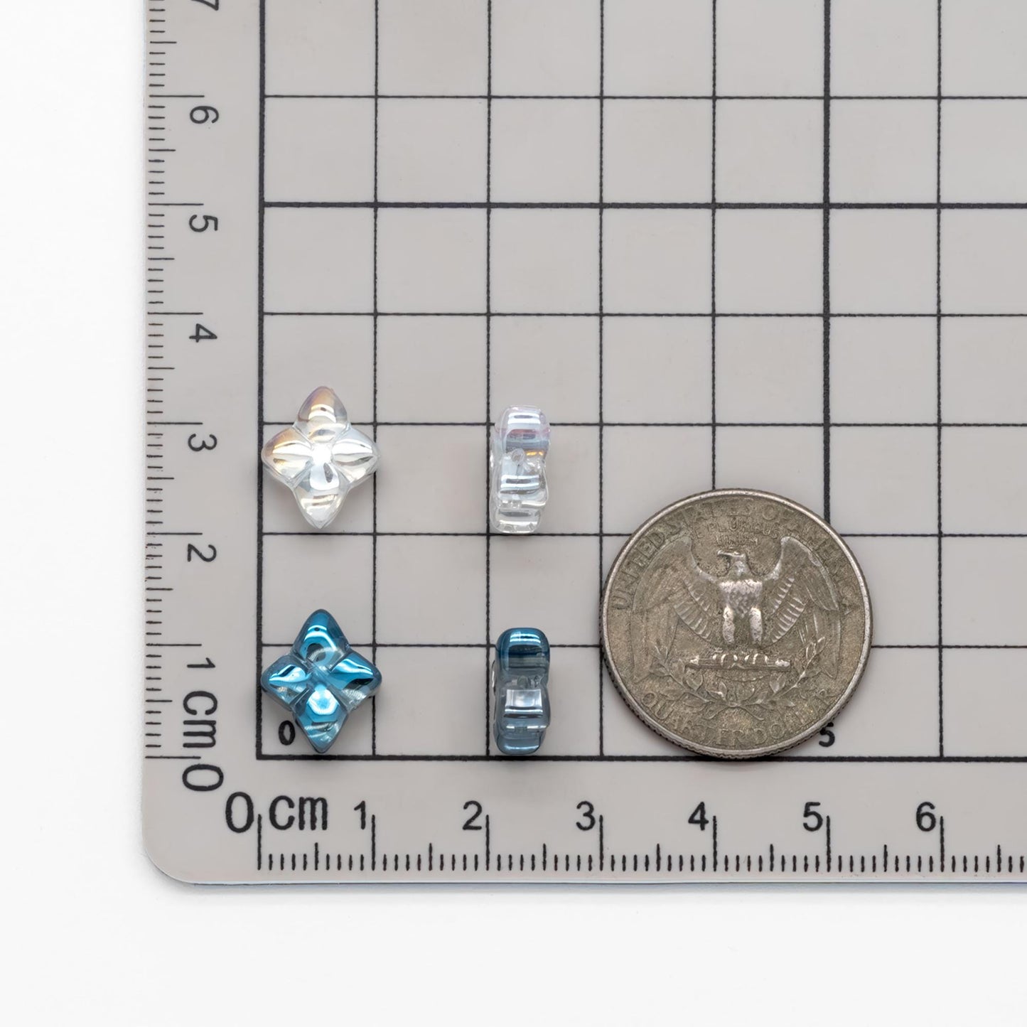 30 beads Unique Rhombus Glass beads (GM-016)