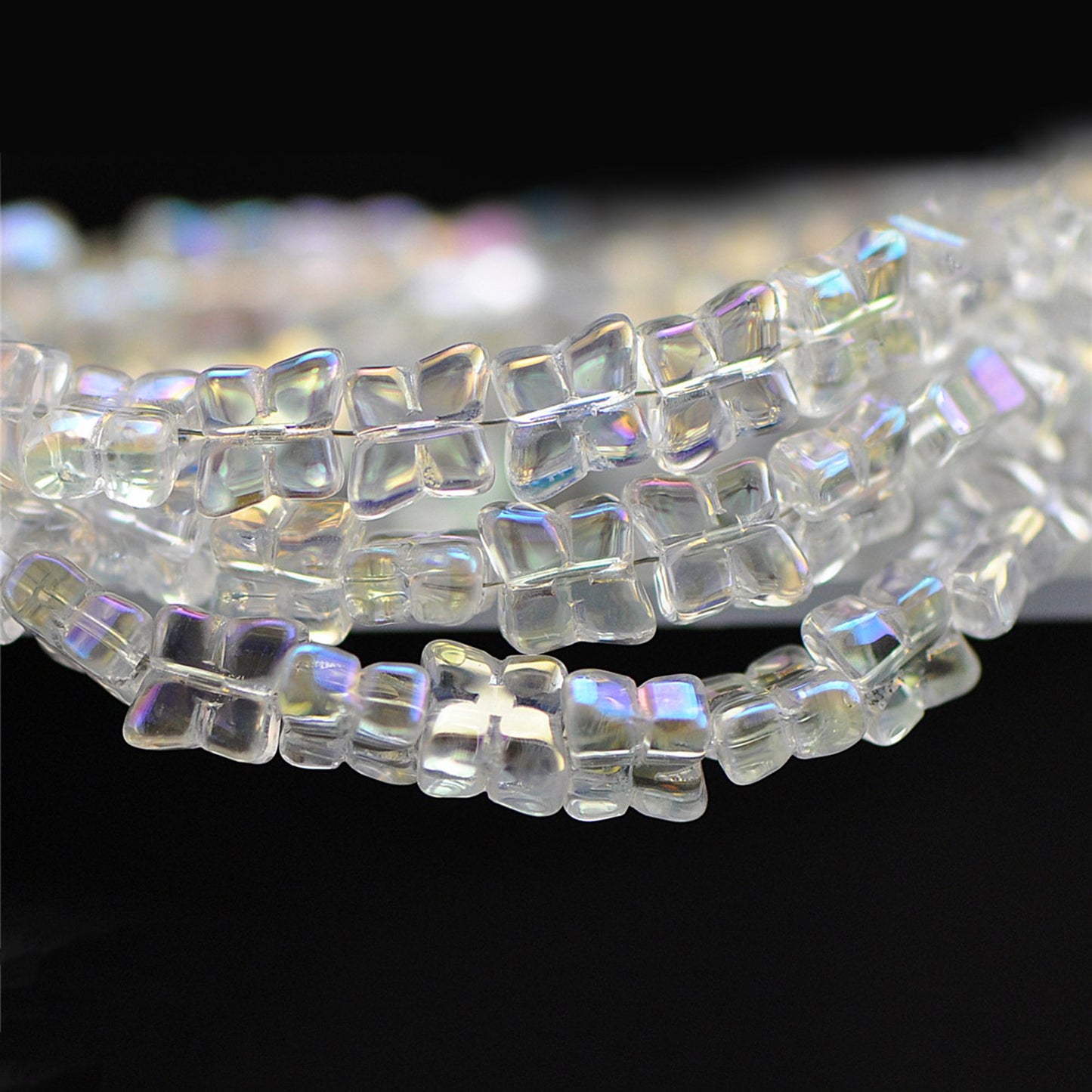 30 beads Unique Rhombus Glass beads (GM-016)