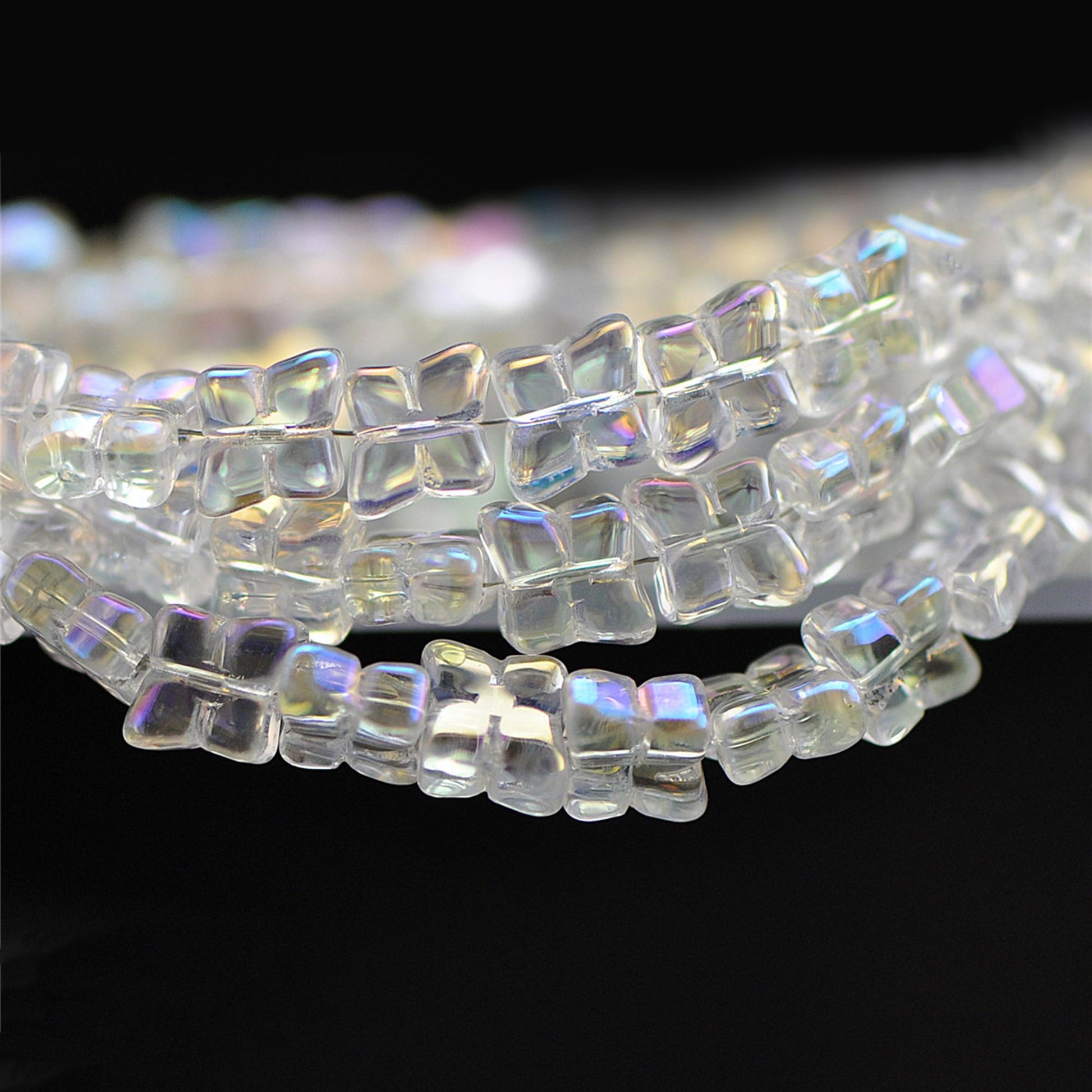 30 beads Unique Rhombus Glass beads (GM-016)