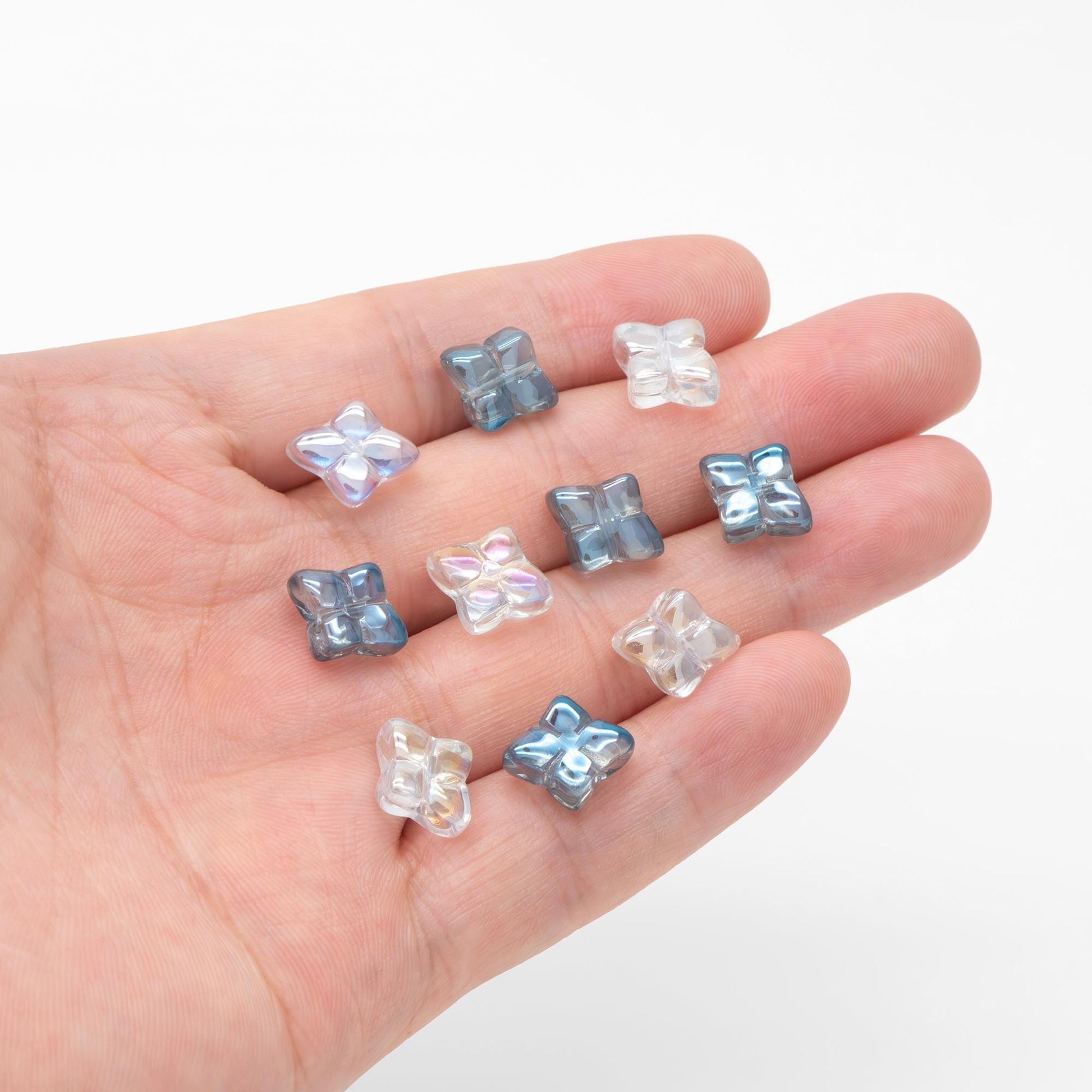 30 beads Unique Rhombus Glass beads (GM-016)