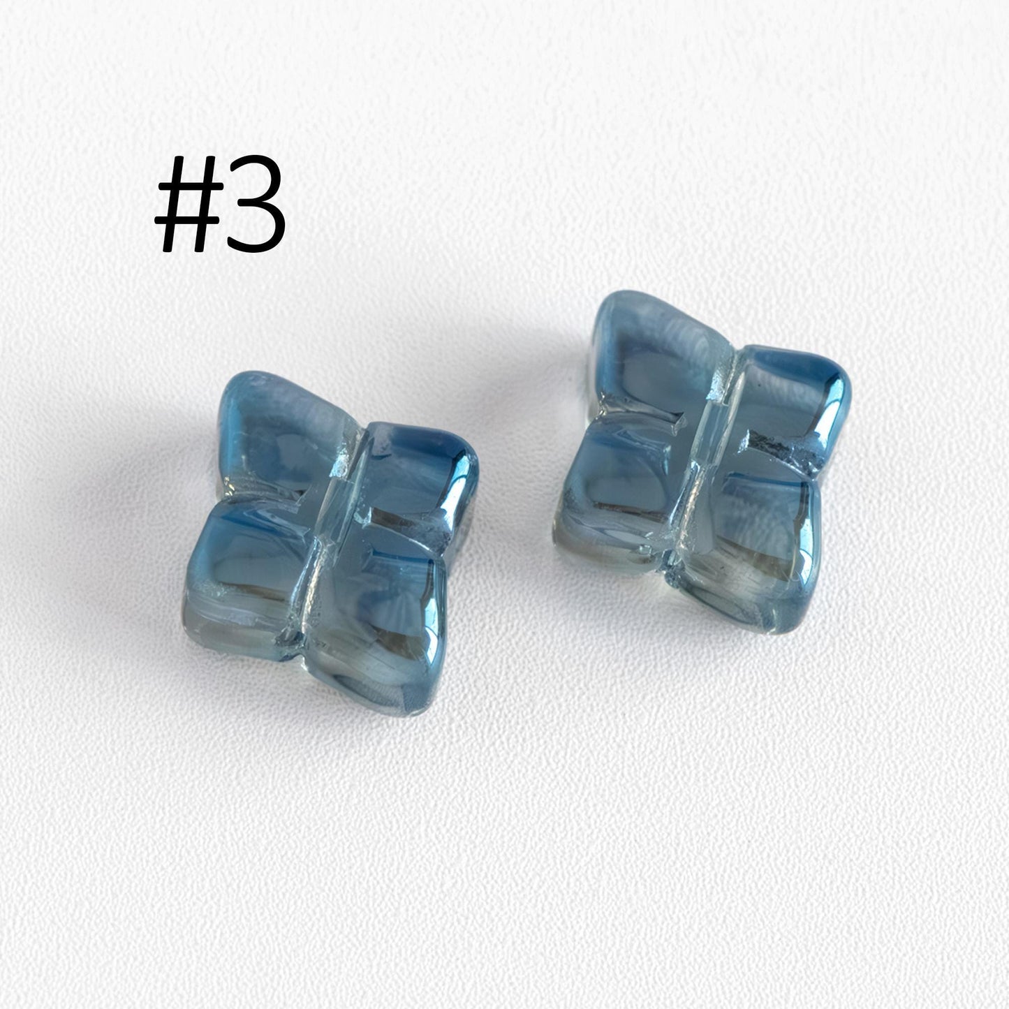 30 beads Unique Rhombus Glass beads (GM-016)