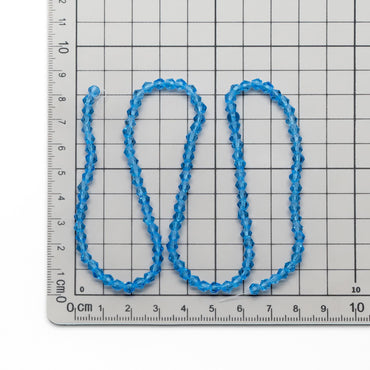 115pcs Crystal BiCone Faceted 4mm Glass Beads (LZ-04)