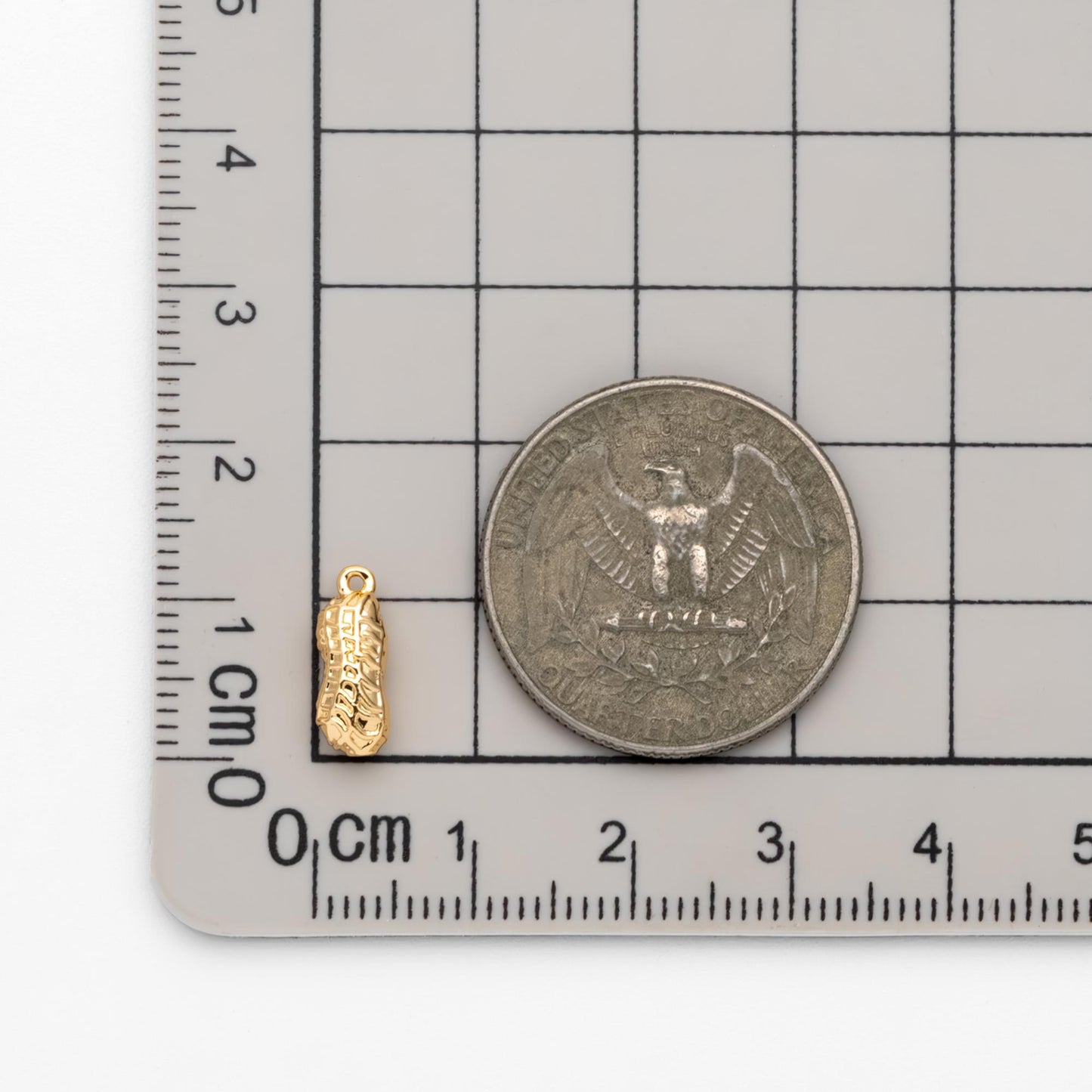 10pcs Gold/ Silver Peanut Charms , 18K Gold/ Rhodium plated Brass, Jewelry Making, Diy Material, Jewelry Supplies (GB-4589-F)