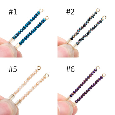 150 beads Crystal Faceted Rondelle Beads 2mm, Tiny Size Glass Spacer Beads-(BZ02)