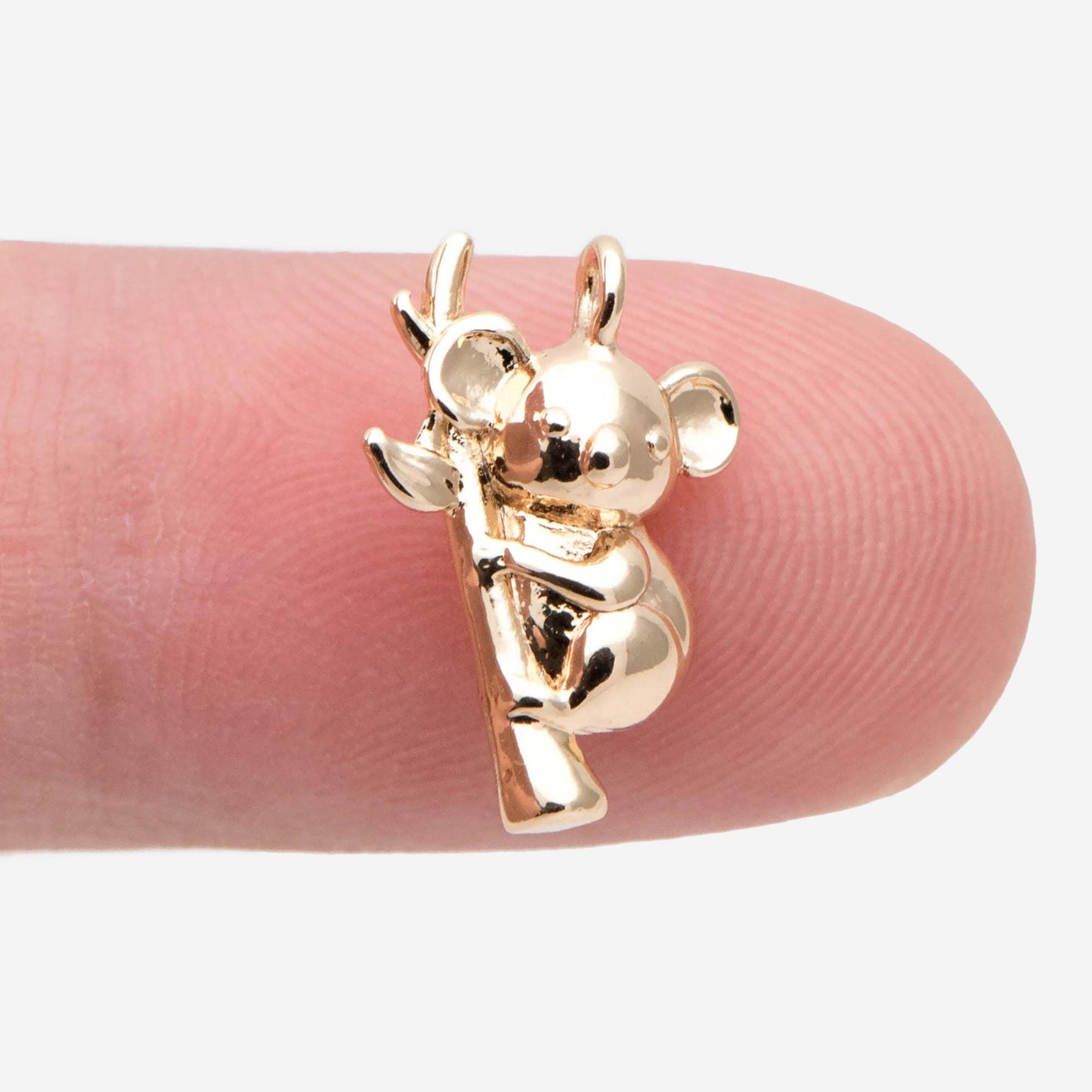 10pcs Gold/ Silver Koala Charm, Jewelry Making, Diy Material, Jewelry Supplies (GB-2707-D)